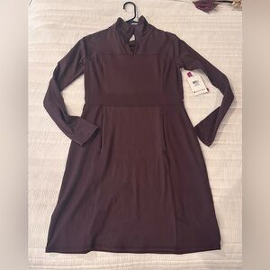 Soybu Glissade Athletic Zip Neck Collared Dress SM